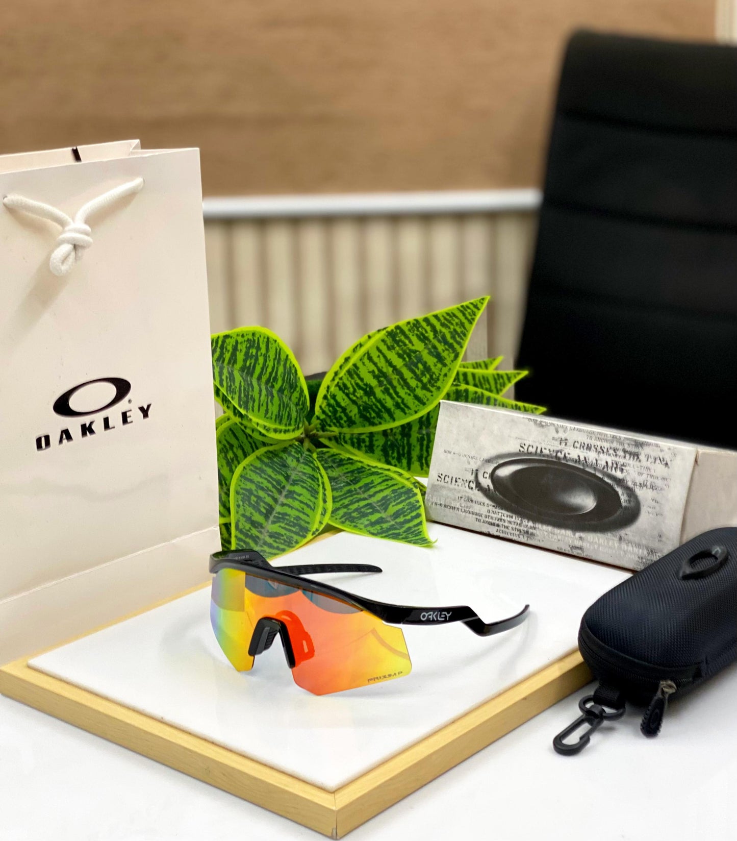 Oakley Hydra sport Sunglasses (Black & Orange) 🕶️