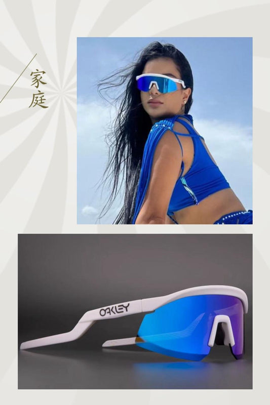 Oakley Hydra sport Sunglasses (white & blue)