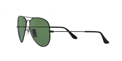 RayBan Aviator Classic Black G-15 UV-400 Sunglasses