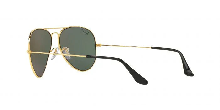 RayBan Aviator Classic Gold G-15 UV-400 Sunglasses