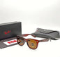 RB Brown & Brown 2140 Wayfarer Square Trendy Hot Favourite Wintage Sunglass For Unisex.