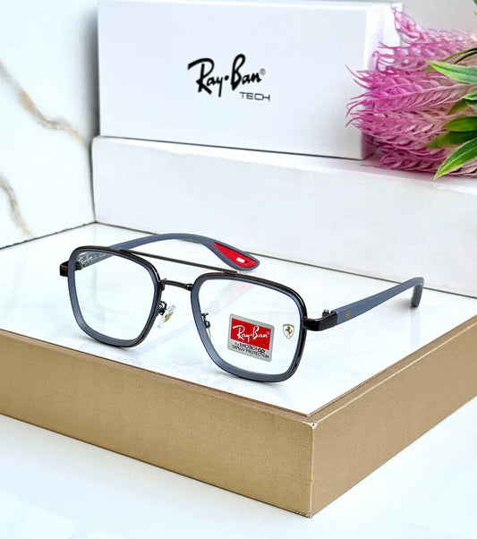 RayBan #6 METAL GREY WHITE UV-400 SUNGLASSES