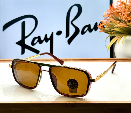 RayBan 4413 GOLD BROWN GLASS LENS