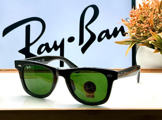 RayBan 2140 SHINY G-15 GLASS LENS WAYFARER UV-400 SUNGLASSES