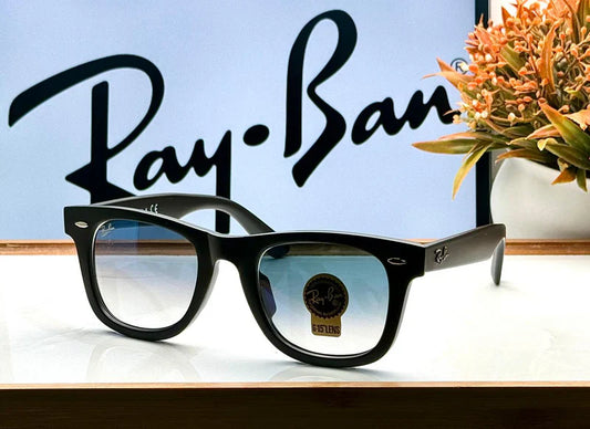 RayBan 2140 MATT BLUE DC GLASS LENS WAYFARER UV-400 SUNGLASSES