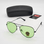 RB Green & Black 3026 Aviator Causal Latest Sunglass For Unisex. (Copy)