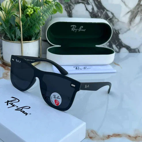 RAYBAN Black & Black 650 Sunglass For Unisex.