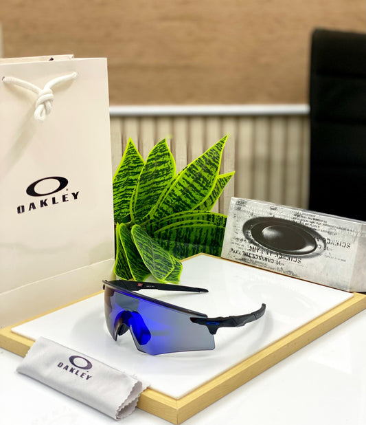 OAKLEY Encoder Sports Sunglasses (BLACK BLUE)