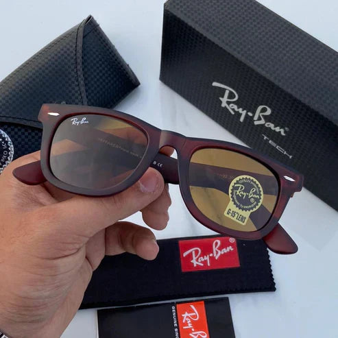 RB Brown & Brown 2140 Wayfarer Trendy Hot Favourite Wintage Sunglass For Unisex.